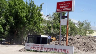 devlet hastanesi - MUŞ - Malazgirt'te hastane inşaatında çalışmalar devam ediyor Videosu