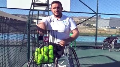 bedensel engelli - ŞIRNAK - Trafik kazasında iki bacağını kaybeden genç tenisle hayata bağlandı Videosu