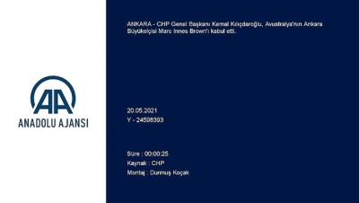 ANKARA - Kılıçdaroğlu, Avustralya'nın Ankara Büyükelçisi Marc Innes Brown'ı kabul etti