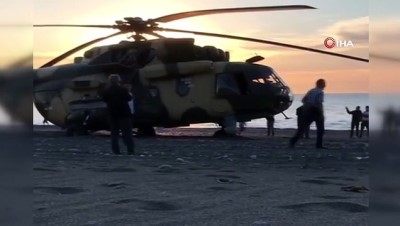 batin -  Giresun’a acil iniş yapan helikopterde 6 personel olduğu öğrenildi... Helikopterin inme anı kameraya yansıdı Videosu