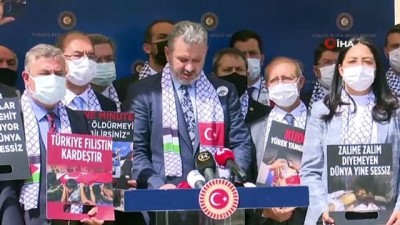  Türkiye- Filistin Dostluk Grubu Başkanı Hasan Turan: “İsrail, insanlık onurunu ayaklar altına almakta, savaş suçu işlemektedir”