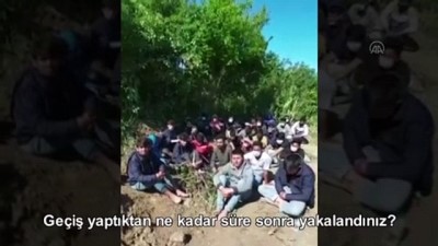 nani - ANKARA - MSB: 35 düzensiz göçmen yasa dışı yolla Türkiye'ye gönderilmeye çalışıldı Videosu