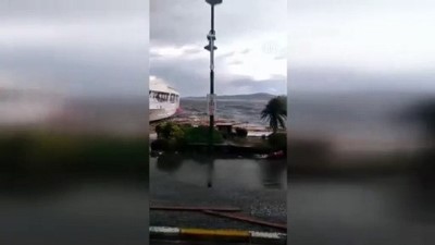 siddetli firtina - BALIKESİR - Şiddetli fırtına Ayvalık'ta büyük hasara neden oldu (2) Videosu