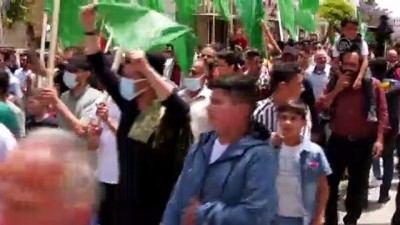 goz yasartici gaz - EL HALİL - Batı Şeria'da, Gazze ve Aksa'ya destek gösterisi düzenlendi Videosu