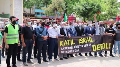 giyabi cenaze namazi -  Filistin’de ölenler için Denizli’de gıyabi cenaze namazı kılındı Videosu