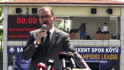 dera - GAZİANTEP - Gençlik ve Spor Bakanı Kasapoğlu - Avrupa Ampute Futbol Federasyonu Şampiyonlar Ligi (2) Videosu