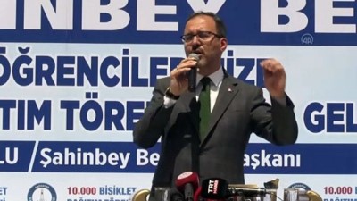 bisiklet - GAZİANTEP - Kasapoğlu: 'Gençlik merkezlerimizin sayısını daha da artıracağız' Videosu