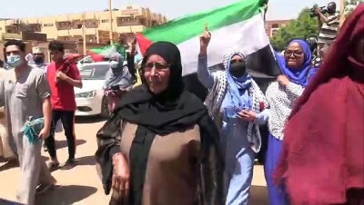 cuma namazi - HARTUM - Sudan'da İsrail ile normalleşme karşıtı gösteri Videosu