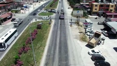 trafik denetimi - HATAY - Drone destekli trafik denetiminde 73 sürücüye 44 bin 277 lira ceza yazıldı Videosu