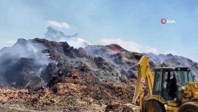 misir -  Kalorifer yakıtı üretilen tesiste çıkan yangın söndürüldü Videosu