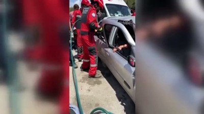 kirkoy - MUĞLA - Otomobil ile kamyonet çarpıştı: 4 yaralı Videosu