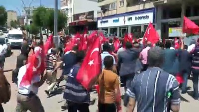 askeri birlik - ŞIRNAK - Askeri birliklere maket uçaklarla saldırı girişimi yapılan yürüyüşle kınandı Videosu