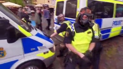 yagmurlu - STOCKHOLM - İsveç'te Filistin'e destek gösterisinde 15 kişi gözaltına alındı Videosu