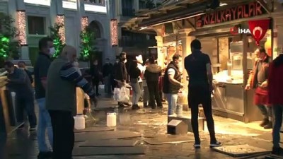 hafta sonu -  Taksim ve İstiklal Caddesi sessizliğe büründü Videosu