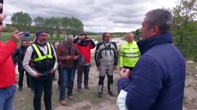 kayali - AFYONKARAHİSAR - Motosiklet markalarının Türkiye yöneticileri Frig Vadisi'ni gezdi Videosu