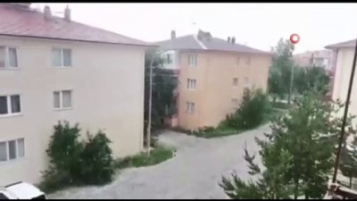  Erzincan’da dolu yağışı