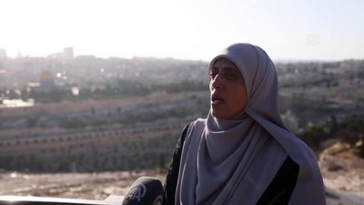 basortusu - KUDÜS - Aksa'nın gönüllü kadın muhafızı: 'Aksa'yı ölene ya da topraklarımız kurtulana kadar korumaya devam edeceğim' (2) Videosu