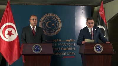 TRABLUS - Libya ve Tunus arasında taşımacılık alanında anlaşmalar imzalandı (1)