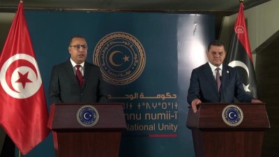 TRABLUS - Libya ve Tunus arasında taşımacılık alanında anlaşmalar imzalandı (2)