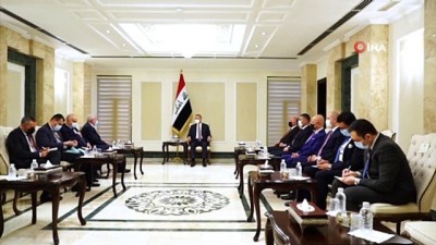  - Filistin Dışişleri Bakanı Al-Maliki, Irak Başbakanı el-Kazımi ile görüştü