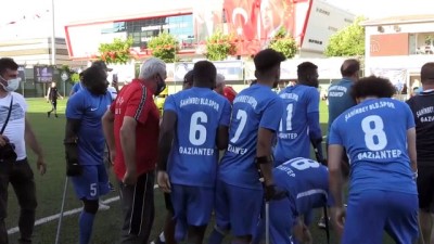 dera - GAZİANTEP - Şahinbey Belediyespor, Avrupa Ampute Futbol Federasyonu Şampiyonlar Ligi şampiyonu Videosu