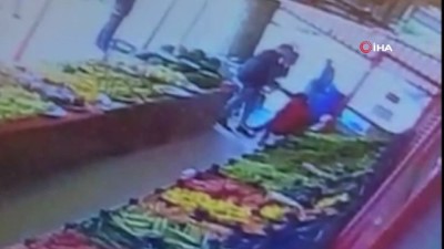 market -  Maske takma uyarısında bulununca böyle darp edildi Videosu