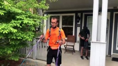sivil toplum - TORONTO - Kanadalı atlet Russell Lavis, Filistin için 110 kilometrelik ultra maraton koştu Videosu