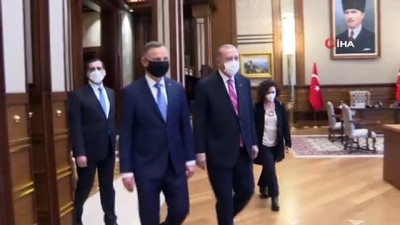  Cumhurbaşkanı Erdoğan, Polonyalı mevkidaşıyla görüştü