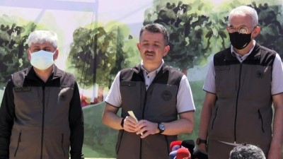 HATAY - Pakdemirli: 'Vatandaşlarımız yangına karşı duyarlı olsunlar, hassas olsunlar'