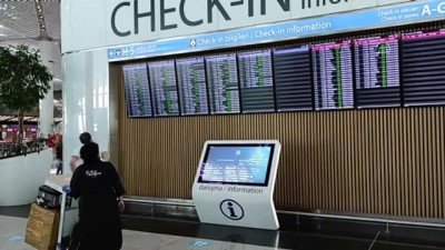 yolcu ucagi - İSTANBUL - Avustralya vatandaşları bir yıl sonra ülkelerine döndü Videosu