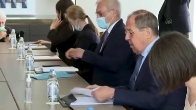 avro - SOÇİ - Rusya Dışişleri Bakanı Lavrov, Yunanistan Dışişleri Bakanı Dendias ile görüştü Videosu