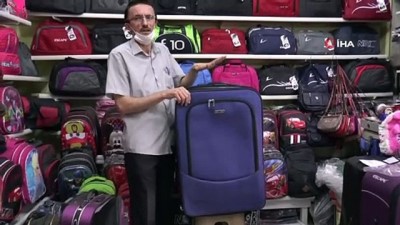  Turizm hareketliliği çanta ve valiz satıcıların yüzünü güldürüyor
