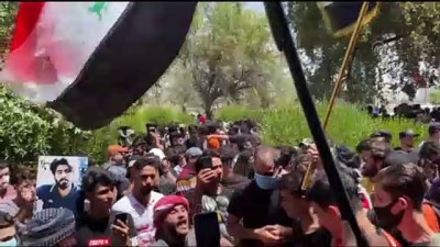 protesto - BAĞDAT - Sivil aktivistlere yönelik suikastlar protesto edildi (1) Videosu