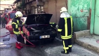 karahisar -  Seyir halindeki LPG’li araç bir anda alev aldı Videosu