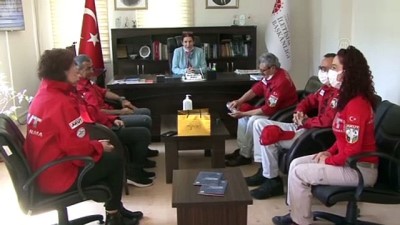 sivil toplum - AFYONKARAHİSAR - AKUT Genel Başkanı Şalcı, Afyonkarahisar'da temaslarda bulundu Videosu