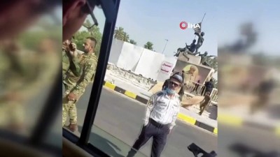 askeri arac -  - Irak’ta Haşdi Şabi güçleri Yeşil Bölge’yi bastı Videosu