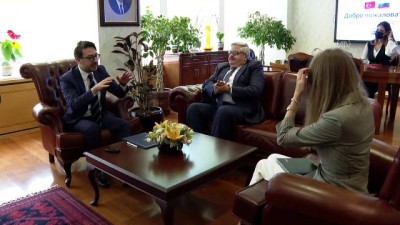 ANKARA - Rusya'nın Ankara Büyükelçisi Yerhov, AA'yı ziyaret etti