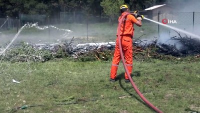 tatbikat -  Ateş savaşçılarından gerçeği aratmayan tatbikat Videosu