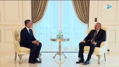 BAKÜ - Azerbaycan Cumhurbaşkanı Aliyev, Milli Eğitim Bakanı Selçuk'u kabul etti
