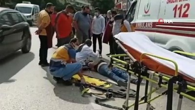 motosiklet surucusu -  Doktordan yaralıya ilk müdahale Videosu