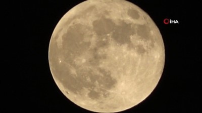  Mersin’de ’Süper Ay' görsel şölen yaşattı