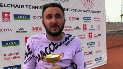 akulu araba - ANTALYA - Paralimpik tenisçi Fatih Karataş, Türkiye'yi Paralimpik Oyunları'nda temsil etmek istiyor Videosu