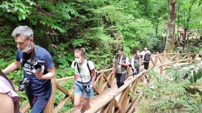 BURSA - Orman Genel Müdürlüğünce oluşturulan Oylat Şelalesi Ekoturizm Parkuru açıldı