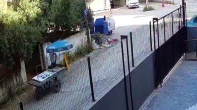 OSMANİYE - Bahçe kapısı ve araçtan akü hırsızlıkları güvenlik kamerasına yansıdı