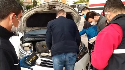 tir dorsesi -  Tekirdağ’da tırın dorsesinde saklanan 5 göçmen yakalandı Videosu