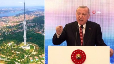  Cumhurbaşkanı Erdoğan: '6 köprü Kanal İstanbul'un sağında solunda iki şehir inşa edeceğiz'