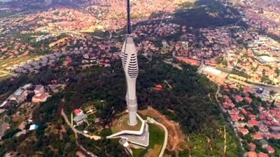 İSTANBUL - Cumhurbaşkanı Erdoğan, Çamlıca Kulesi'nin açılışını gerçekleştirdi