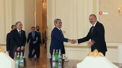  - Yargıtay Cumhuriyet Başsavcısı Şahin, Azerbaycan Cumhurbaşkanı Aliyev tarafından kabul edildi