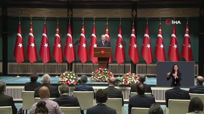 Cumhurbaşkanı Erdoğan, Haziran ayı normalleşme takvimini açıkladı