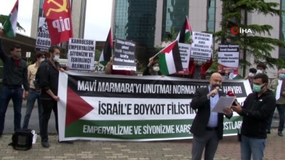 ayrimcilik -  İsrail Konsolosluğu önünde Mavi Marmara protestosu Videosu